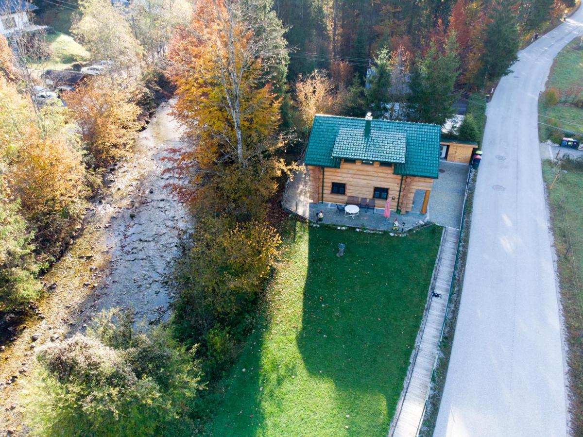 Ferienwohnungen Blockhaus - Zwergenhaeusl Grünau im Almtal Exteriör bild