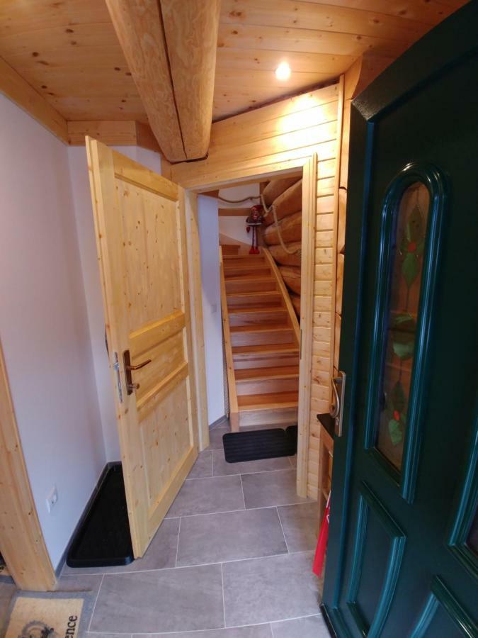 Ferienwohnungen Blockhaus - Zwergenhaeusl Grünau im Almtal Exteriör bild