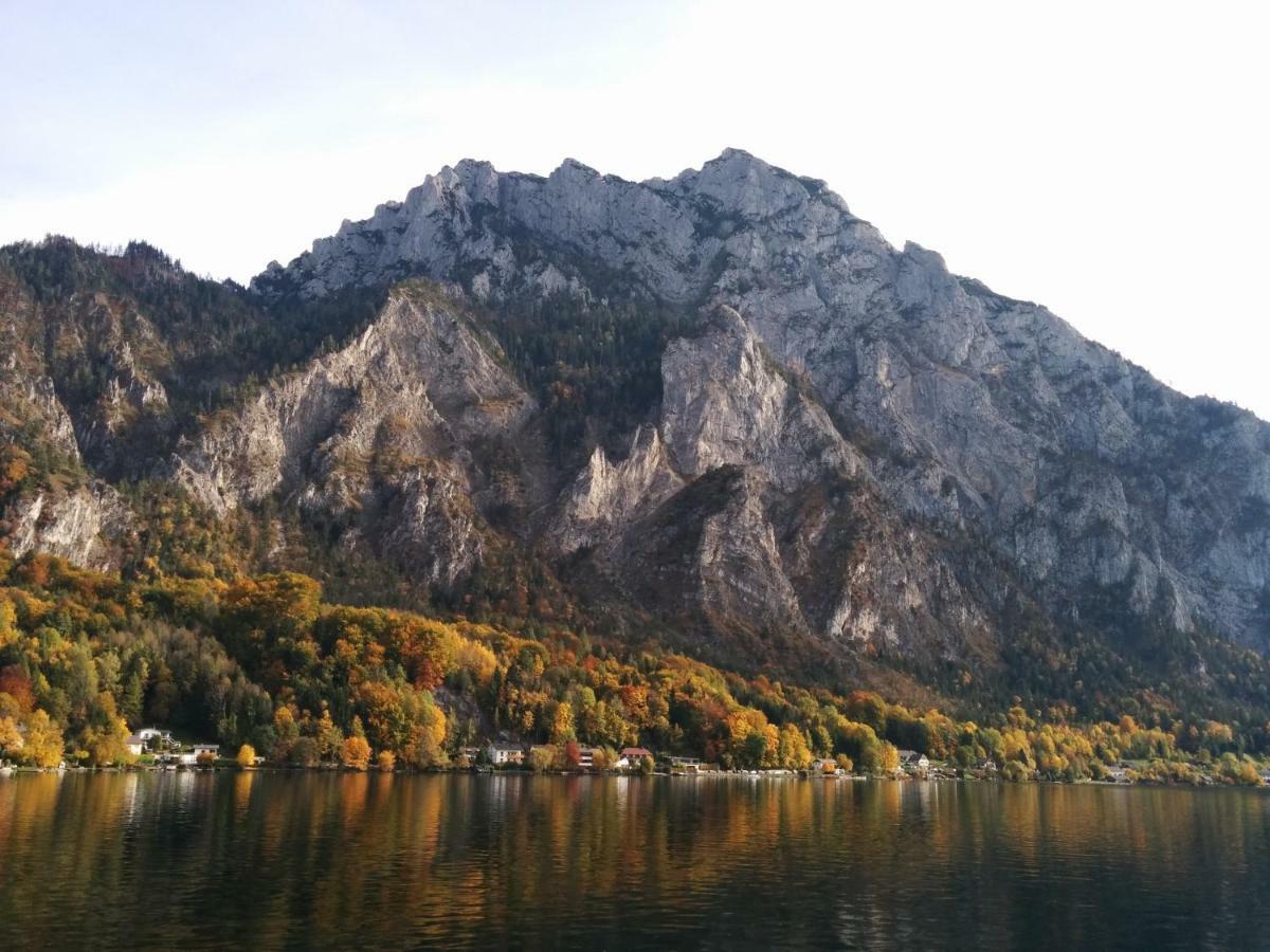Ferienwohnungen Blockhaus - Zwergenhaeusl Grünau im Almtal Exteriör bild