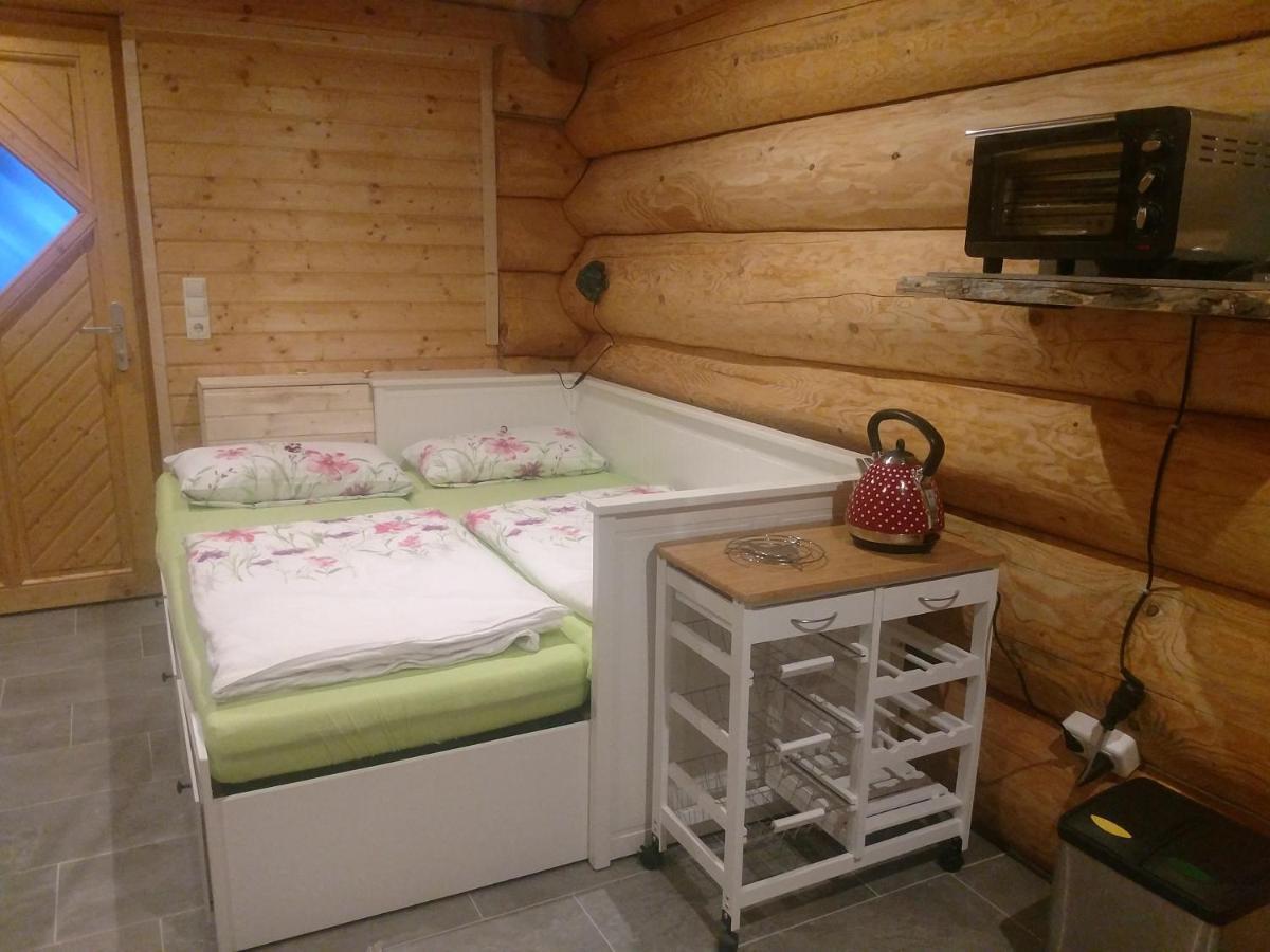 Ferienwohnungen Blockhaus - Zwergenhaeusl Grünau im Almtal Exteriör bild